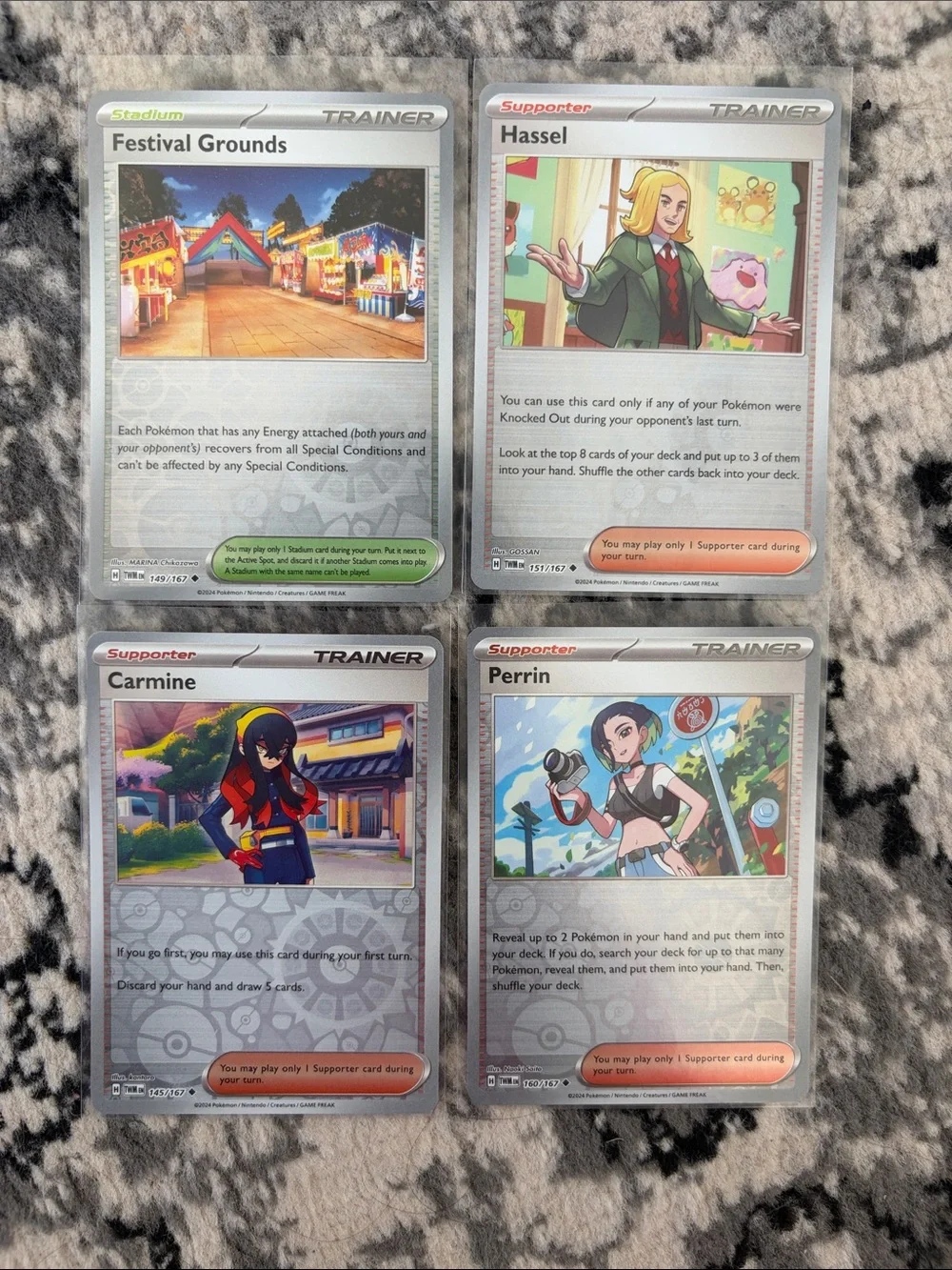 Pokémon Twilight Masquerade Reverse Holo Trainer Lot 8 Cards | ✨5/$25✨